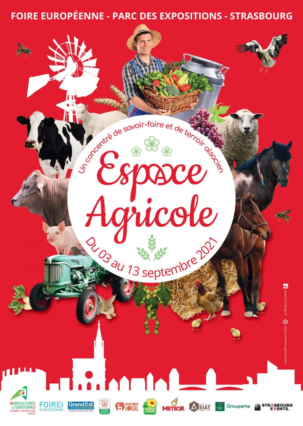 Affiche Foire européenne Espace agricole 2021